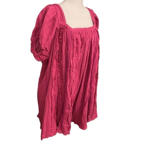 NWT Free People Angele Mini Dress S OB1310143 Dragonfruit Punch Pink SZ M - Picture 6 of 11